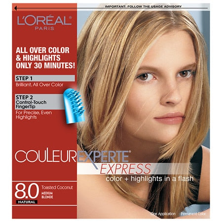 L'Oreal Paris Couleur Experte 2-Step Home Hair Color and Highlights Ki - Bellso